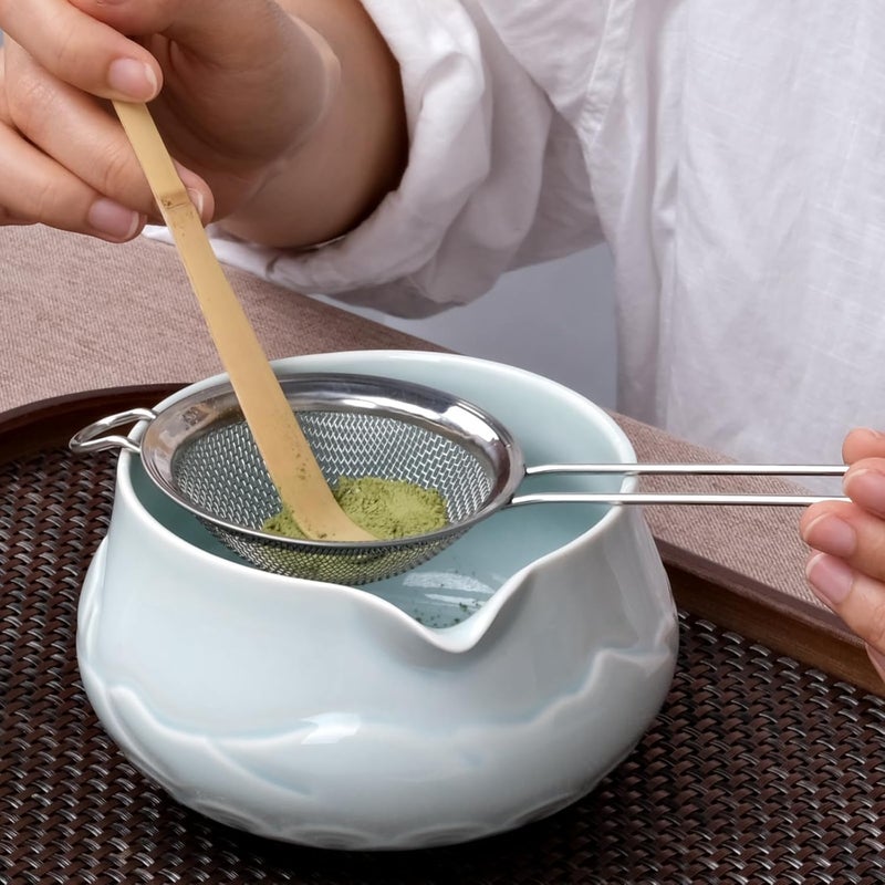 Joyscale Japanese Chashaku, 2 pcs x Matcha Scoops, Matcha Spoon (Scoop), Brown Traditional Tea Bamboo Scoop for Matcha Tea and Coffee - Image 2